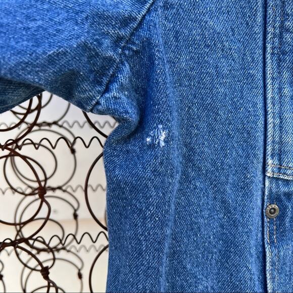 Vintage 70s Rustler denim jean trucker jacket XL - Picture 3 of 6